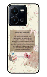 Hopeless Romantic Vivo Y35 Glass Case